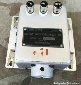 BC-AR-408 BC-AR-408  Commutatore di antenna a relè Accessori per apparati radio Militari
