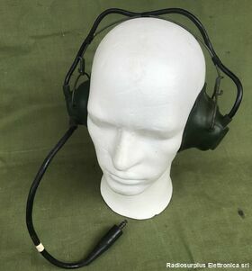 RACAL  1865-5 CUFFIA RACAL  1865-5  con spina JAK Accessori per apparati radio Militari