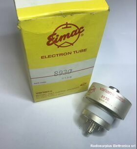 8930 EIMAC Valvola  Tetrodo di Potenza  8930 EIMAC Componenti elettronici