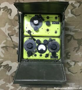 WS NO.48 WIRELESS SET NO.48 MARK I  Ricetrasmettitore spalleggiabile del 1942 WW2  Freq. 6 - 9 Mhz in AM e CW Apparati radio
