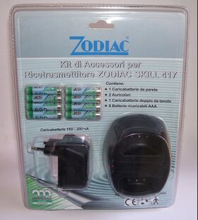 SGkitbattSKILL KIT accessori per ricetrasmettitore  ZODIAC SKILL 417  ACCESSORI RTX