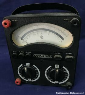 AvoMeter mod. 8 AvoMeter mod. 8  Multimetro da banco analogico Accessori per apparati radio Militari