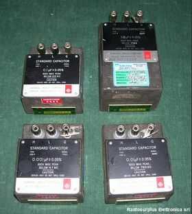 CapacitorGener 4 x Standard Capacitor GENERAL RADIO ATTENUATORI - CARICHI - BOX DECADE CapacitorGener 4 x Standard Capacitor GENERAL RADIO ATTENUATORI - CARICHI - BOX DECADE