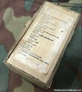 AM-65ric Scatola Ricambi  AM-65  Alimentatore Amplificatore per RT-70 Accessori per apparati radio Militari