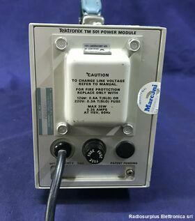 TEK AM 503 + TM 501 Tektronix AM 503 + TM 501 Current Probe Amplifier + Power Module   Strumenti