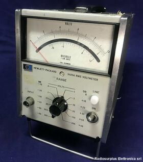 HP 3400A RMS Voltmeter  HP 3400A  Votage range da 1mV - 300Volt Strumenti