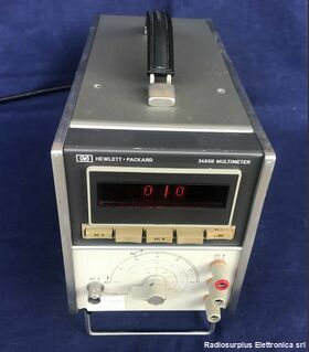 HP 3469B HP 3469B  Multimetro da banco con display a led 7 segmenti Strumenti