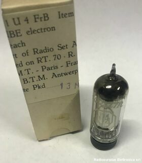 1U4 Valvola  1U4  Pentodo Miniaturizzato MIL Componenti elettronici