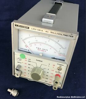 LMV-181A LEADER LMV-181A  Misura del valore efficace R.M.S. da 1 mV a 300 Volt Strumenti