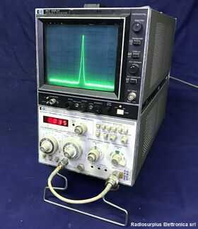 HP 8559A + HP182T Spectrum Analyzer HP 8559A + HP182T Strumenti