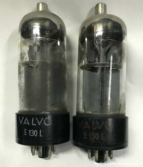 E130L Coppia Valvole  E130L  Tetrodo di potenza VALVO Valvole