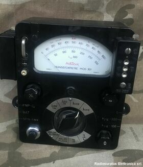 METRIX mod. 301 METRIX mod. 301  Prova transistor completo di adattatori  HA-382 - HA 418 - HA 389 Accessori per apparati radio Militari