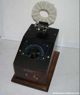 DBD GO-01 Radio Galena orizzontale e bobina a nido d'api Apparati radio civili