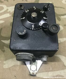C-26/ARC-5 C-26/ARC-5  Pannello di controllo per  Militar Aircraft Radio Receiver WWII Accessori per apparati radio Militari