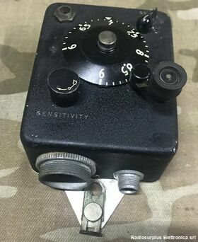 C-26/ARC-5 C-26/ARC-5  Pannello di controllo per  Militar Aircraft Radio Receiver WWII Accessori per apparati radio Militari