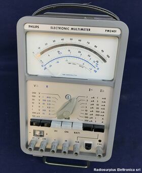 PM 2401 Philips PM 2401  Multimetro elettronico portatile Strumenti