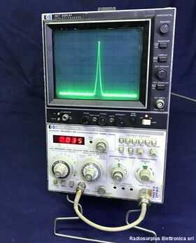 HP 8559A + HP182T Spectrum Analyzer HP 8559A + HP182T Strumenti
