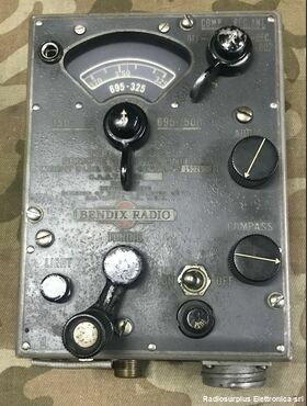 MN-28C BENDIX type MN-28C  Pannello di controllo per radiobussola MN/26 Accessori per apparati radio Militari