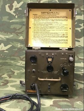  Wavemeter Class D  N°I MKII  Ondametro ad assorbimento per stazione radio 19MKII/III Accessori per apparati radio Militari