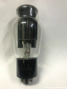6AS7-G Valvola  6AS7-G  Doppio Triodo RCA  Usata, provata funzionante Componenti elettronici
