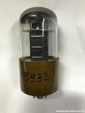 5932 Valvola  5932 / 6L6WGA  Tetrodo di potenza SYLVANIA Valvole