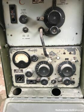 W.S.68P  WIRELESS SET NO.68P  Ricetrasmettitore spalleggiabile del 1942 Inglese  Frequenza operativa da 1,75 - 2,9 Mhz in AM e CW Apparati radio