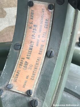 BC-973-B BC-973-B Direction Finding Receiver. Riceve in AM/CW da 100 Khz a 3000 Khz Apparati radio