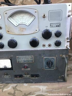  Magneti Marelli RP 32 + alimentatore ALS/HF/R  Ricevitore AM/CW a copertura continua da 1,5 a 30,5 Mhz in 6 bande Apparati radio