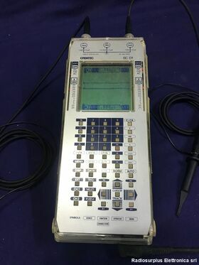 SC 01 Createc SC 01  Oscilloscopio digitale a memoria (DSO)  Palmare due canali da DC- 10 Mhz Strumenti