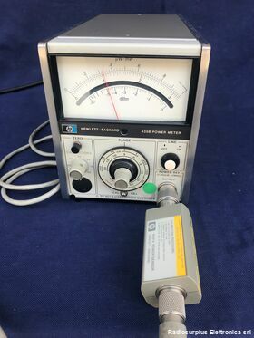 HP 435B + HP 4886A HP 435B + HP 4886A  Completo di cavo e sensore RF da 10 Mhz a 18 Ghz Strumenti