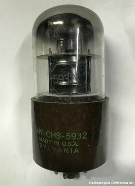5932 Valvola  5932 / 6L6WGA  Tetrodo di potenza SYLVANIA Valvole