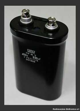 WF1016 Condensatore elettrolitico NIPPON 930uF 450Volt Condensatori
