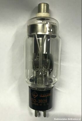 3B28 Valvola  3B28  Raddrizzatrice CONTINENTAL ELECTRIC Componenti elettronici