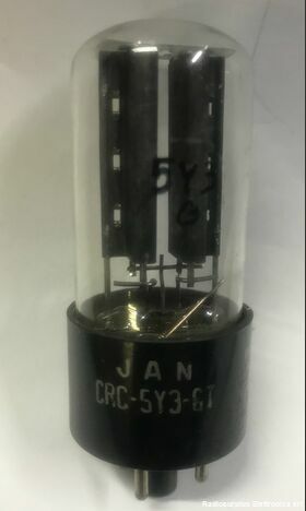 5Y3 GT Valvola  5Y3 GT  Rettificatrice FIVRE Valvole