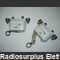 Isolatore Coppia di Isolatore Antenna in porcellana Antenne - Accessori - Cavi