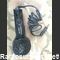 HAND N°8 Microfono a Carbone  HAND N°8 -usato, cavo gommato Accessori per apparati radio Militari