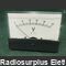 V50f.s. Voltmetro  50 Volt f.s.   cm 8 X 6 a pannello Accessori per apparati radio Civili