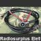 GRC 4p lung Cavo alimentazione spina 4poli  con vite GRC  e occhielli batteria Accessori per apparati radio Militari