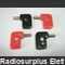 SpinaPunt3mm Coppia Spina per puntale tester 3mm   rosso/nera Connettori